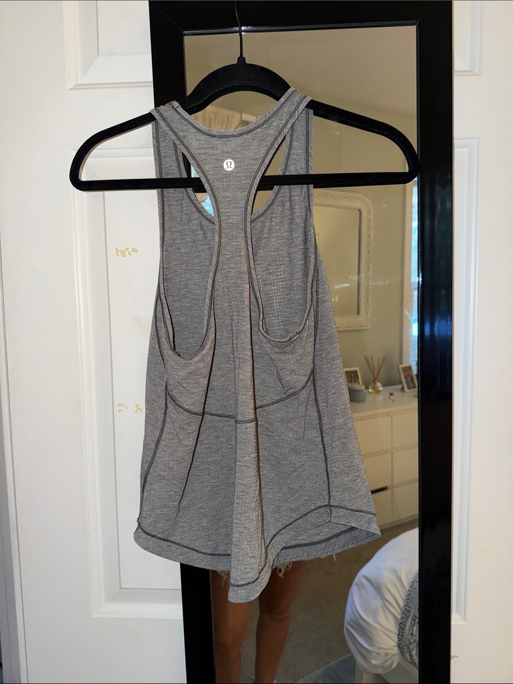 lululemon athletica Gray Racerback Performance Tank
